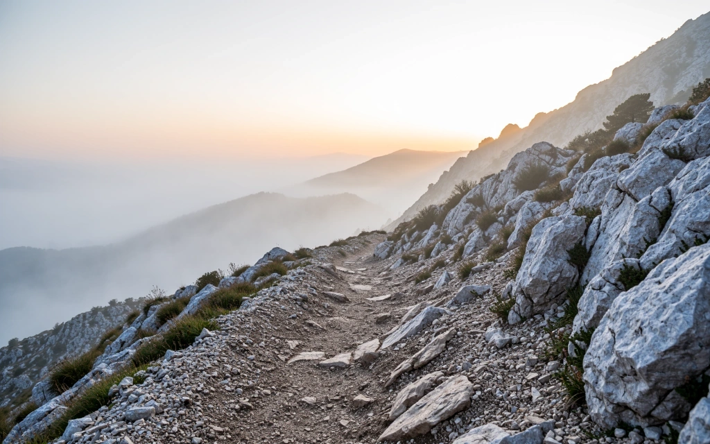 The active path supported by Muški Hrast